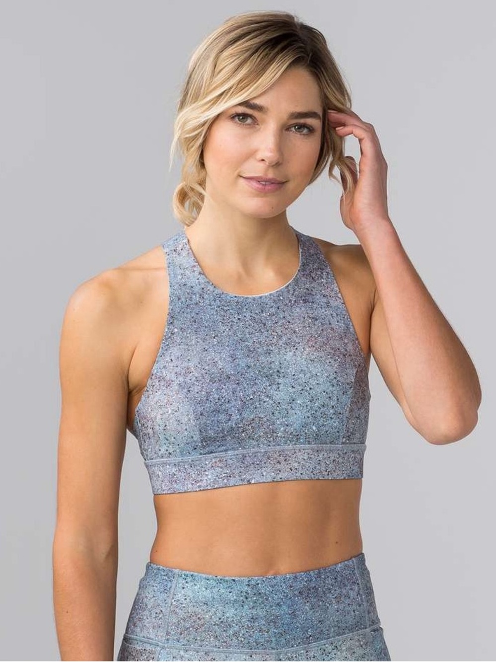 Lululemon Fast & Free Sports Bra Nulux Summer Haze Multi - Size 12